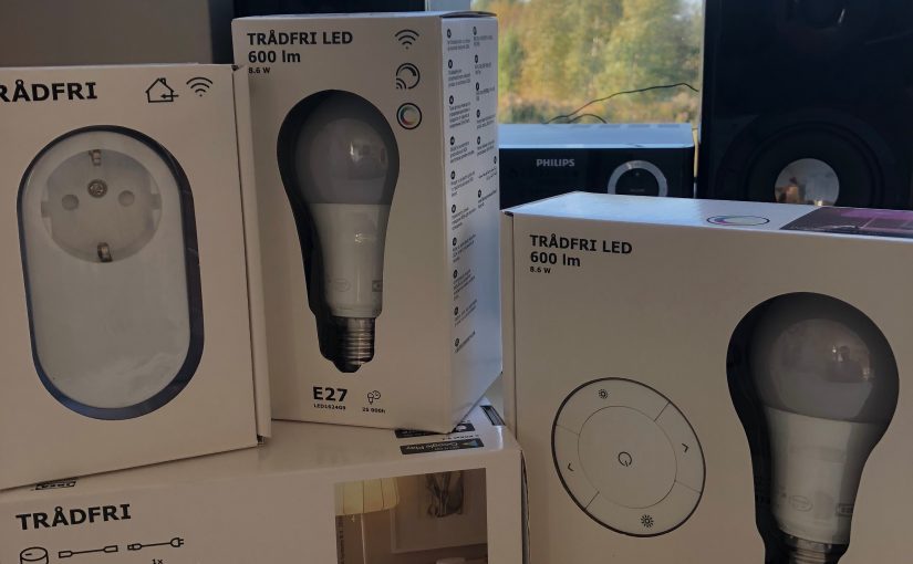 IKEA Tradfri išmanios lemputės ir valdymas Apple HomeKit
